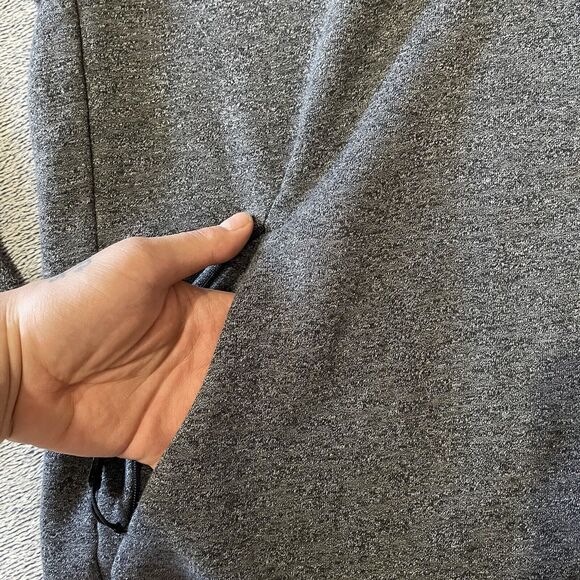 Nike Mens Air Jordan Dark Heather Gray Long Sleeve Sweatshirt Size XXL W/Pockets - Picture 5 of 8